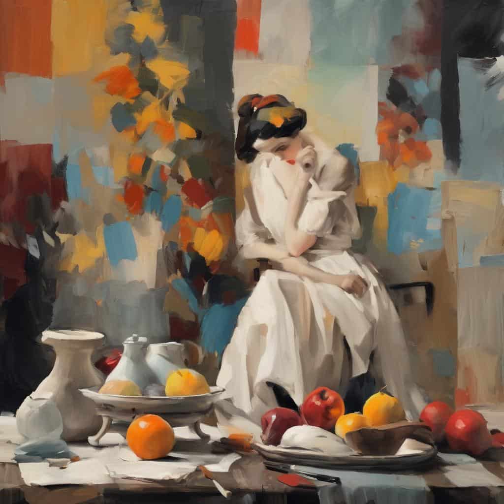 Χαρακτική αναπαράσταση της αισθητικής στην τέχνη και την πολιτική με έμφαση στη σύγχρονη τέχνη και πολιτιστικά θέματα.